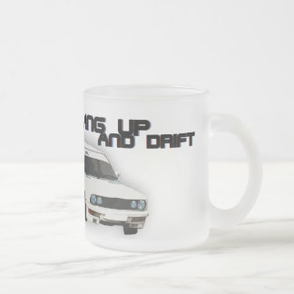 Hang up and Drift Frosted Glass Coffee Mug