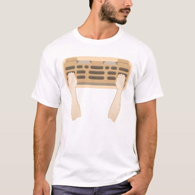 Hangboard Climbing gym T-Shirt (Front)