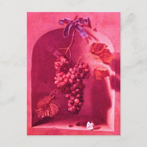 HANGED GRAPES Antique ViticultureRustic Vineyard Postcard