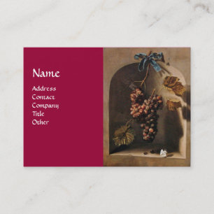 HANGED GRAPES RUSTIC VINEYARD,WINERY,VITICULTURE BUSINESS CARD