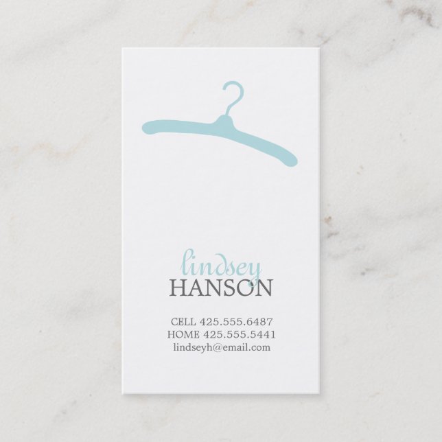 Hanger Calling Card (Front)