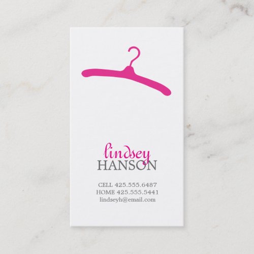 Hanger Calling Card Business Card Templates