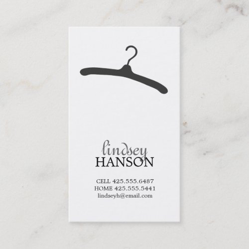 Hanger Calling Card Business Card Template