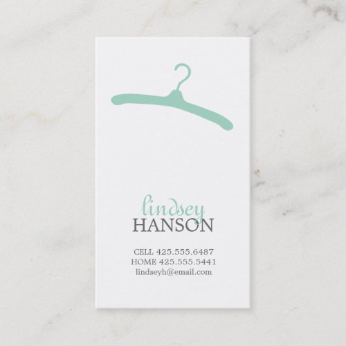 Hanger Calling Card Business Card