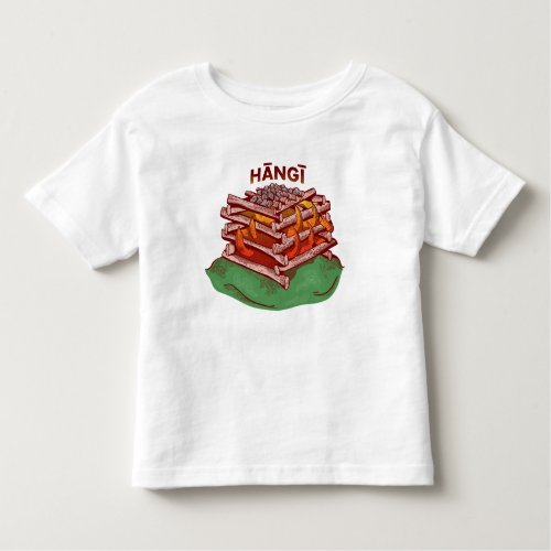 Hangi Maori Cooking Food Kai Toddler T_shirt