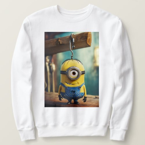 Hangin with Minion Quirky Charm on Your Hook Swe Sweatshirt
