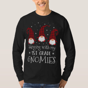 Hangin' With My 6th Grade Gnomies Three Gnomes Sch T-Shirt