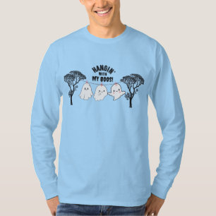 Hangin’ with My Boos Funny Ghost Halloween T-Shirt