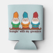 Hangin' With My Gnomies Cute Can Cooler (Back)
