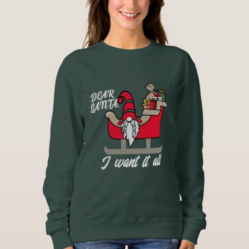 Hangin with My Gnomies _ Funny Christmas Gnomes Sweatshirt