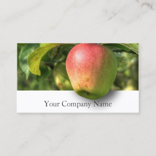 Hanging Apple Orchard Photograph _ Business Card