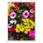 Hanging basket blank card (Front)