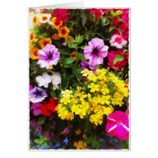 Hanging basket blank card (Front)