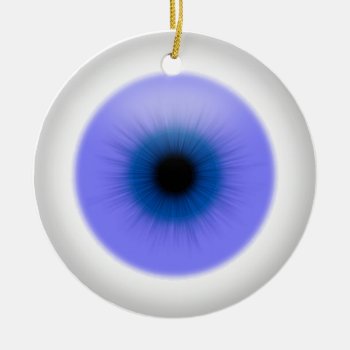 Hanging Blue Eye On Eyeball Ornament by DigitalDreambuilder at Zazzle