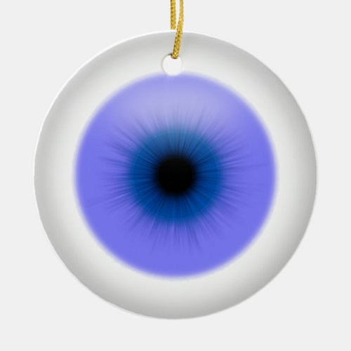 Hanging Blue Eye on Eyeball Ornament