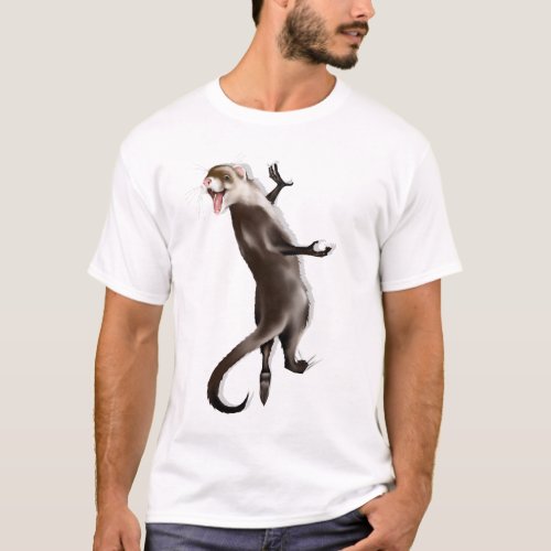 Hanging Ferret T_Shirt