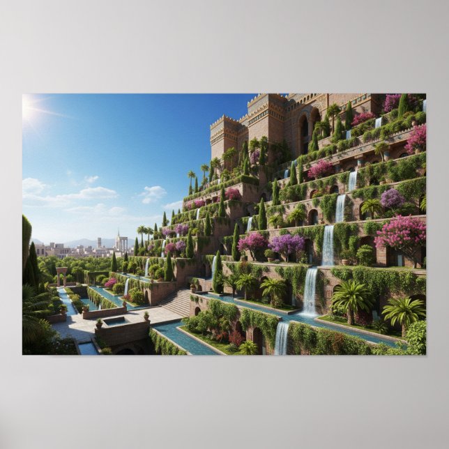 Hanging Gardens of Babylon Poster (Front)