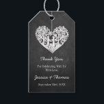 Hanging Heart Tree Chalkboard Wedding Collection Gift Tags<br><div class="desc">These tags can be personalized for your special occasion and would make the perfect tag for any wedding,  bridal shower,  engagement party,  birthday party and much,  much more. Matching wedding items can be found in the collection.</div>