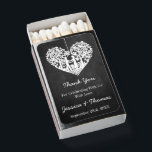 Hanging Heart Tree Chalkboard Wedding Collection Matchboxes<br><div class="desc">Celebrate in style with these elegant and very trendy wedding favors. This design is easy to personalize with your special event wording and your guests will be thrilled when they see these fabulous matchboxes. Matching wedding items can be found in the collection.</div>