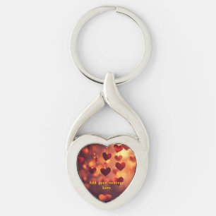 Hanging Hearts Keychain - Customizable