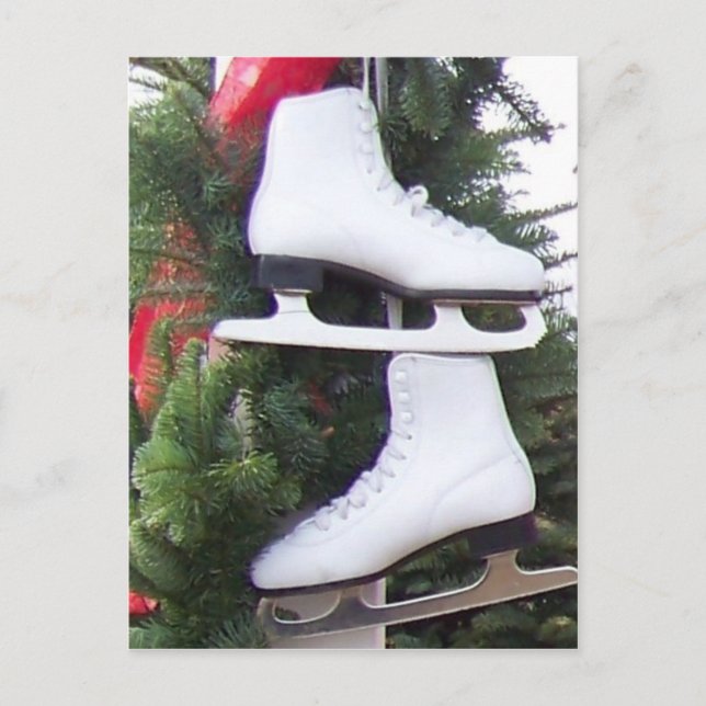 Hanging Ice Skates Postcard (Front)