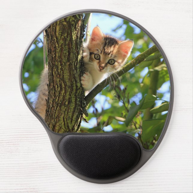 Hanging In There Kitten Gel Mouse Pad (Front)