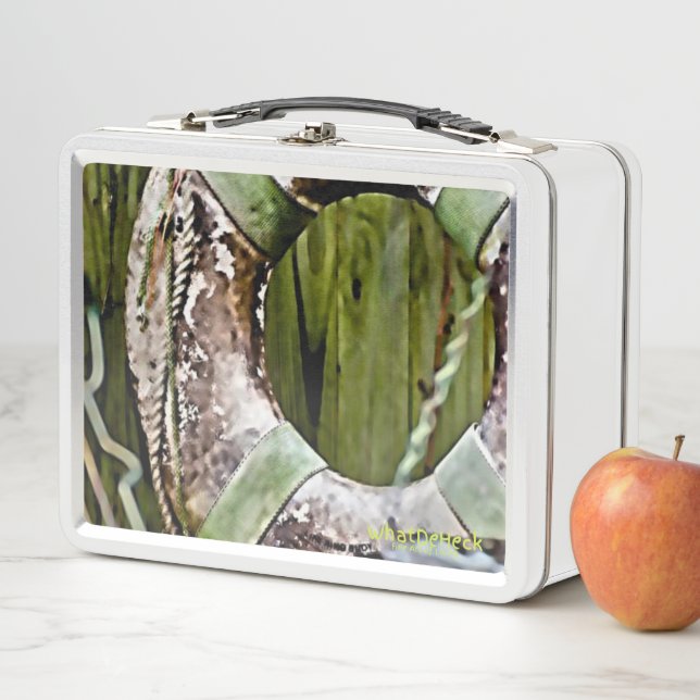 Hanging In There Metal Lunch Box (In Situ)