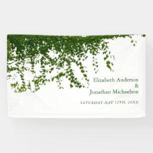 Hanging Ivy Greenery Wedding Banner