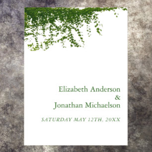 Hanging Ivy Greenery Wedding Floor Decals