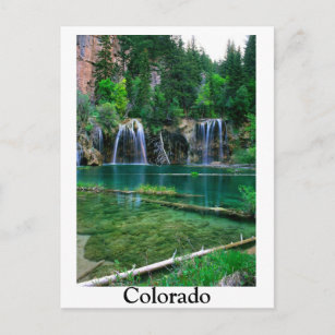 hanging lake, Colorado Postcard
