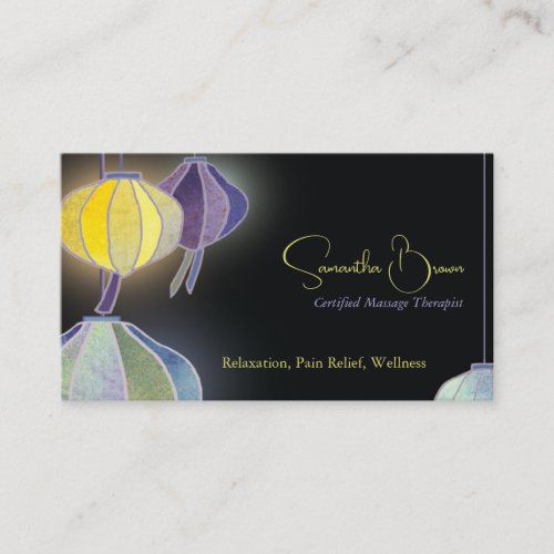Massage Therapists Business Cards