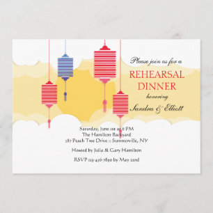 Hanging Lanterns Invitation