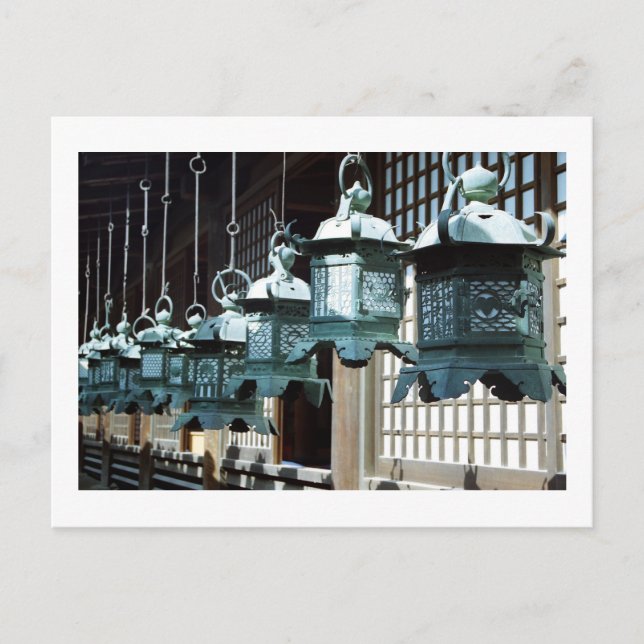 Hanging Lanterns - Kasuga Taisha, Nara, Japan Postcard (Front)