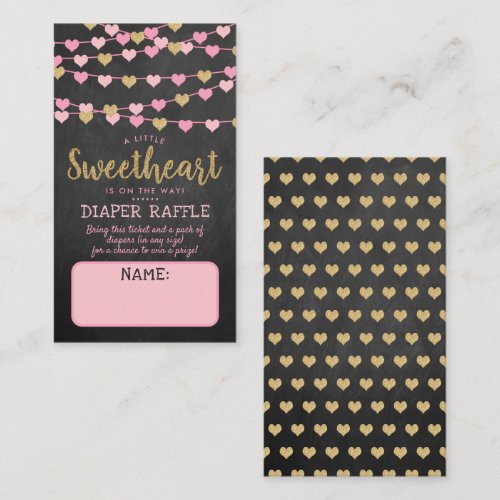 Hanging Love Hearts Little Sweetheart Baby Shower