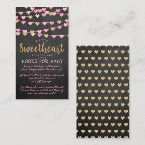 Hanging Love Hearts Little Sweetheart Baby Shower