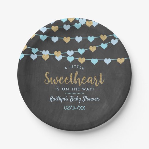 Hanging Love Hearts Little Sweetheart Baby Shower