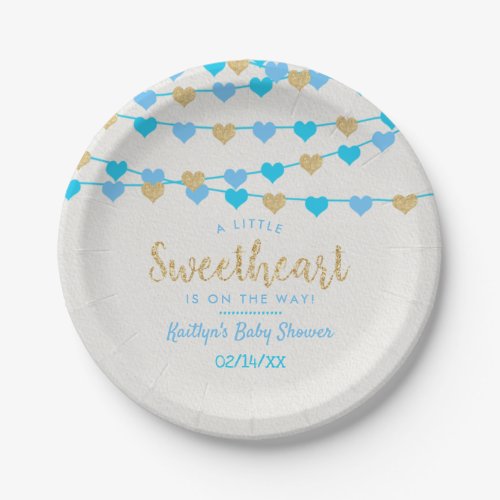 Hanging Love Hearts Little Sweetheart Baby Shower