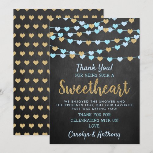 Hanging Love Hearts Little Sweetheart Baby Shower