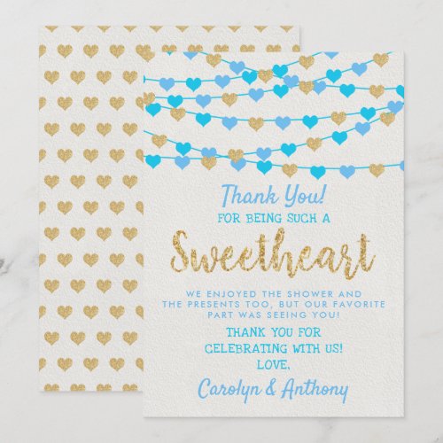 Hanging Love Hearts Little Sweetheart Baby Shower