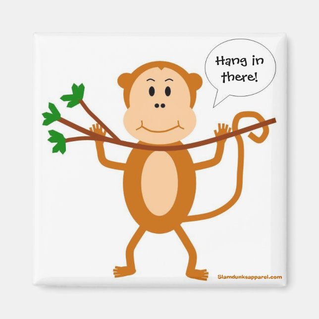 Hanging Monkey magnet (Front)