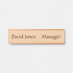 Hanging Name Plate