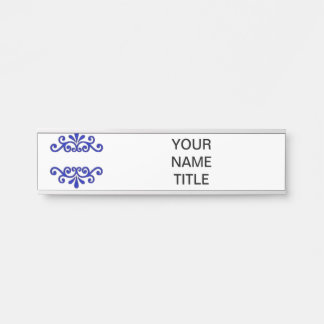 Hanging Name Plate Show them who's boss