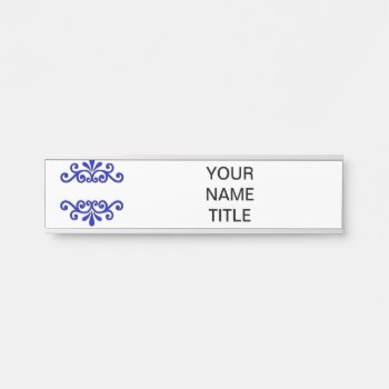 Hanging Name Plate Show Them Who's Boss by CREATIVEforBUSINESS at Zazzle