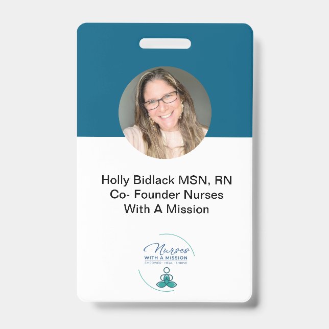 Hanging Name Tag Badge (Front)
