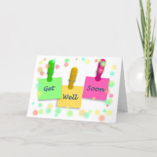 Hanging Notes Get Well Card