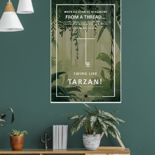 Hanging on a Thread Poster