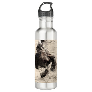 Hanging On - Bronco Busting Champ Stainless Steel Water Bottle