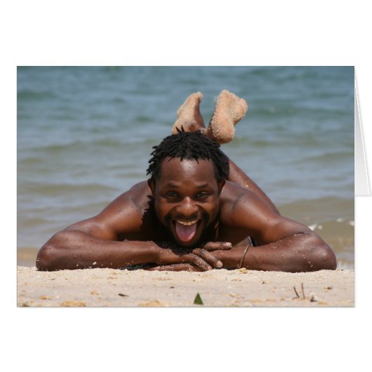 Hanging on the Beach Cards (Front Horizontal)