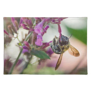 Hanging onto Hummingbird Mint Cloth Placemat