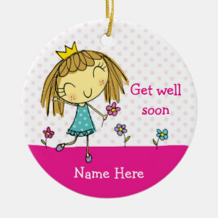 ♥ HANGING ORNAMENT ♥ Get Well Soon present gift